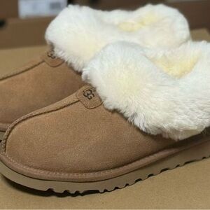 UGG Tan Sheepskin Women's Slippers